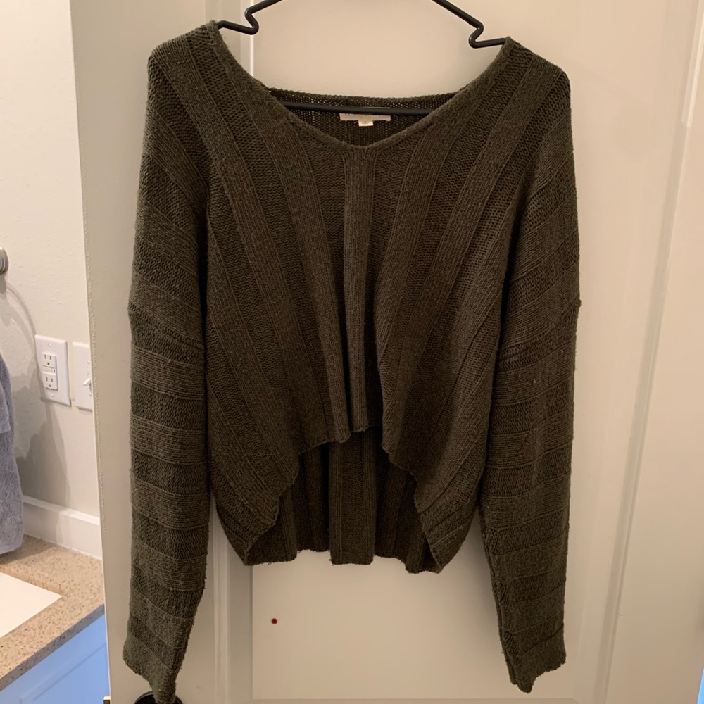 LA hearts hi-low sweater